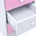 Skrivbord för barn lutbart rosa och vit