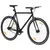 Produktbild 2 för Fixed gear cykel svart 700c 55 cm