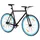 Fixed gear cykel svart och blå 700c 51 cm