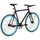 Fixed gear cykel svart och blå 700c 51 cm