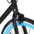 Produktbild 4 för Fixed gear cykel svart och blå 700c 55 cm