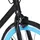 Fixed gear cykel svart och blå 700c 59 cm