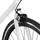 Fixed gear cykel vit och svart 700c 51 cm
