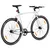 Produktbild 3 för Fixed gear cykel vit och svart 700c 55 cm