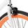 Fixed gear cykel vit och orange 700c 55 cm