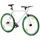 Fixed gear cykel vit och grön 700c 59 cm