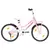 Produktbild 2 för Barncykel med frampakethållare 20 tum rosa och svart 