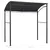 Produktbild 7 för Grilltält 215x150x220 cm antracit stål