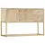 Produktbild 11 för Skänk guld 120x30x75 cm massivt mangoträ