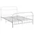 Produktbild 2 för Sängram vit metall 120x200 cm