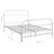 Produktbild 6 för Sängram vit metall 120x200 cm