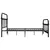 Produktbild 4 för Sängram svart metall 120x200 cm