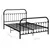 Produktbild 6 för Sängram svart metall 120x200 cm