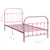 Produktbild 6 för Sängram rosa metall 90x200 cm