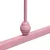 Produktbild 5 för Sängram rosa metall 120x200 cm