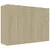 Produktbild 2 för Skänk sonoma-ek 105x30x75 cm spånskiva