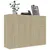 Produktbild 3 för Skänk sonoma-ek 105x30x75 cm spånskiva