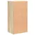 Produktbild 7 för Bokhylla 2 hyllor sonoma-ek 40x30x76,5 cm konstruerat trä