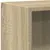 Produktbild 8 för Bokhylla 2 hyllor sonoma-ek 60x30x76,5 cm konstruerat trä