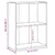 Produktbild 10 för Bokhylla 2 hyllor sonoma-ek 60x30x76,5 cm konstruerat trä