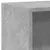 Produktbild 8 för Bokhylla 2 hyllor betonggrå 60x30x76,5 cm konstruerat trä