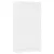 Produktbild 2 för Bokhylla 3 hyllor vit 60x30x114 cm spånskiva