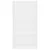 Produktbild 4 för Bokhylla 3 hyllor vit 60x30x114 cm spånskiva