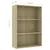 Produktbild 6 för Bokhylla 3 hyllor sonoma-ek 80x30x114 cm konstruerat trä