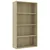 Produktbild 2 för Bokhylla 4 hyllor sonoma-ek 80x30x151,5 cm konstruerat trä