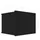Sängbord svart 40x30x30 cm spånskiva
