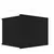Produktbild 7 för Sängbord svart 40x30x30 cm spånskiva
