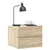 Produktbild 3 för Sängbord sonoma ek 40x30x30 cm konstruerat trä