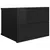 Produktbild 3 för Sängbord 2 st svart högglans 40x30x30 cm spånskiva