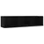 Produktbild 2 för CD-hylla svart 75x18x18 cm konstruerat trä