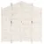 Produktbild 6 för Rumsavdelare 4 paneler handsnidad vit 160x165 cm mangoträ