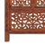 Produktbild 5 för Rumsavdelare 4 paneler handsnidad brun 160x165 cm mangoträ