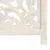 Produktbild 5 för Rumsavdelare 3 paneler handsnidad vit 120x165 cm mangoträ