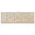 Produktbild 4 för Dyna till pallsoffa bomull 120x40x7 cm beige