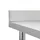 Arbetsbord med stänkskydd 80x60x93 cm rostfritt stål