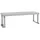 Överhylla för arbetsbord 120x30x35 cm rostfritt stål