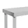 Överhylla för arbetsbord 120x30x35 cm rostfritt stål