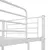 Produktbild 5 för Våningssäng med bord vit metall 90x200 cm