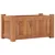 Produktbild 2 för Odlingslåda upphöjd 50x25x25 cm massivt teakträ