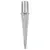 Produktbild 2 för Jordspett 2 st silver 8x61 cm galvaniserat stål