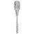 Produktbild 2 för Jordspett 6 st silver 10x10x57 cm galvaniserat stål