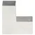 Produktbild 2 för Stolpbeslag L-form galvaniserad metall 81x81 mm