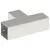 Produktbild 5 för Stolpbeslag 4 st T-form galvaniserad metall 81x81 mm