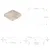 Produktbild 9 för Stolphattar pyramid 6 st rostfritt stål 101x101 mm