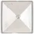 Produktbild 5 för Stolphattar pyramid 6 st galvaniserad metall 81x81 mm