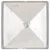 Produktbild 5 för Stolphattar pyramid 6 st galvaniserad metall 101x101 mm